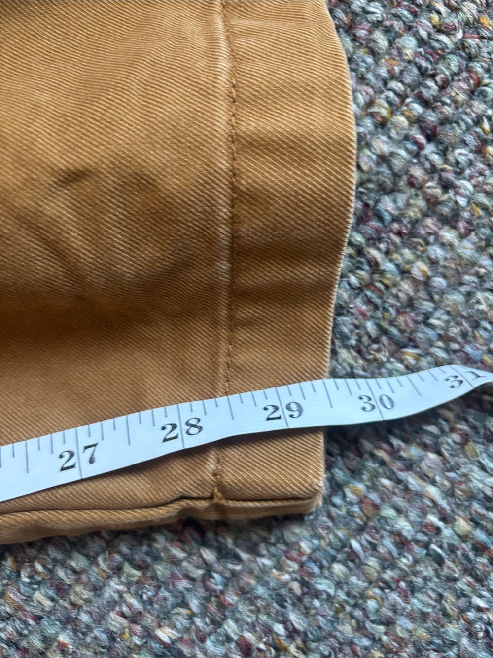 Men's Classic Straight Chinos in Caramel Brown - Picture 6 of 6